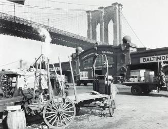 Brooklyn Bridge, Pier 21, Pennsylvania Railroad, Manhattan