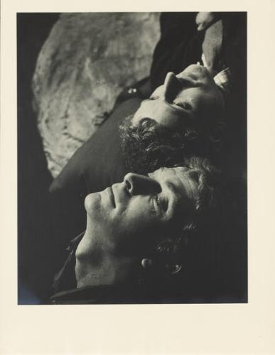 Barry Foster and Michael Caine