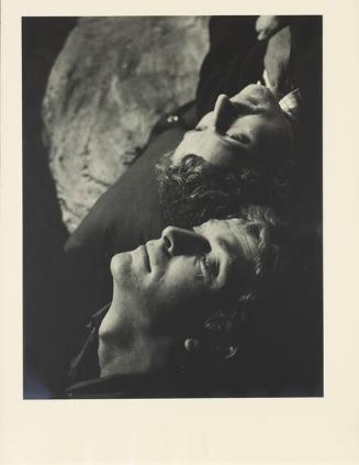 Barry Foster and Michael Caine