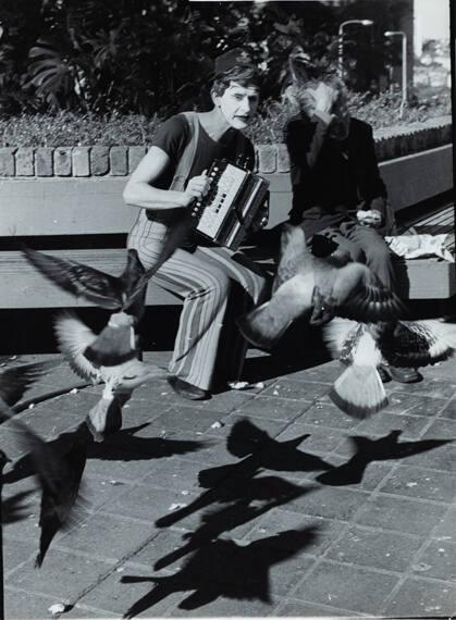 untitled (accordian player), London