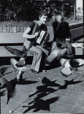 untitled (accordian player), London