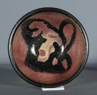 Bowl (Black With Red Interior)