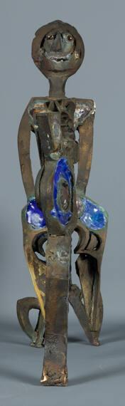 untitled (Figure riding on an animal)