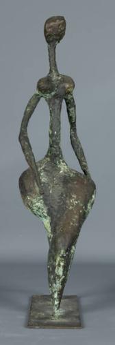 untitled (Walking, abstract female figure)