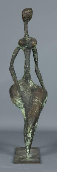 untitled (Walking, abstract female figure)