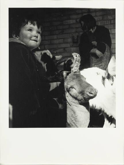 Child With Goat Cheese Seller, Paris