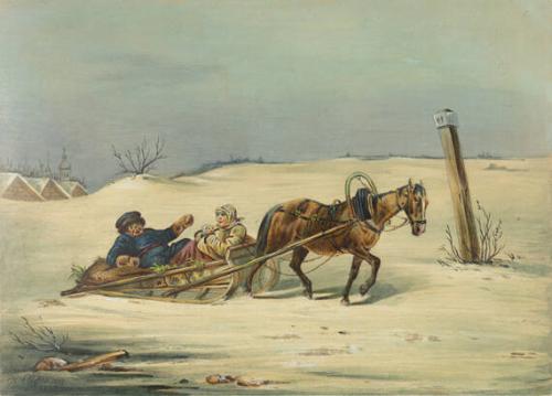 Winter Travel by Sleigh