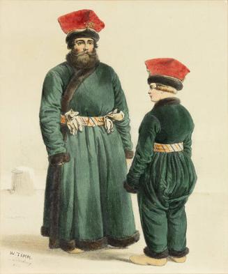 A Russian Coachmen and His Assistant