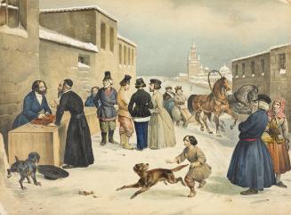 A Jewish Man Among Russian Money Changers