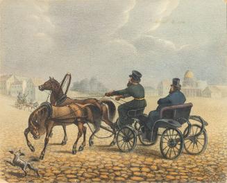 untitled (Coachmen transporting his fare)