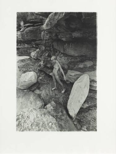 untitled (nude on rocks)