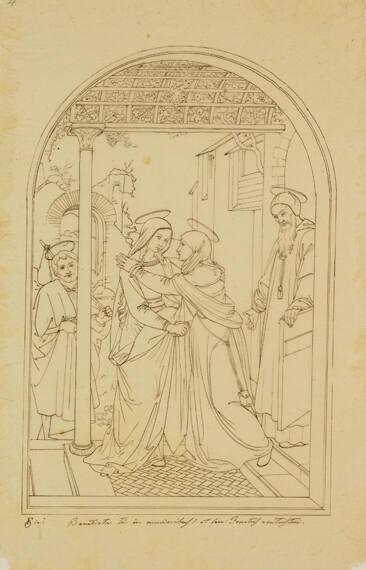 Small-medium sized cartoon after Italian Renaissance paintings