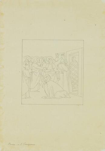 Small-medium sized cartoon after Italian Renaissance paintings