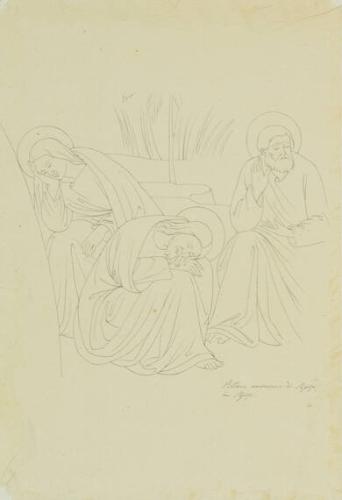 Small-medium sized cartoon after Italian Renaissance paintings