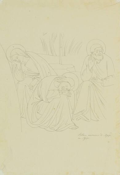Small-medium sized cartoon after Italian Renaissance paintings