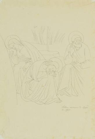Small-medium sized cartoon after Italian Renaissance paintings
