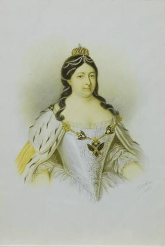 Portrait of Anna Ioannovna, Captain of Cavalier-Guards
