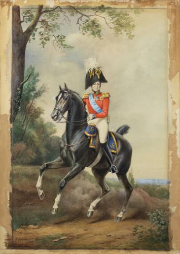 untitled (Figure on horseback)