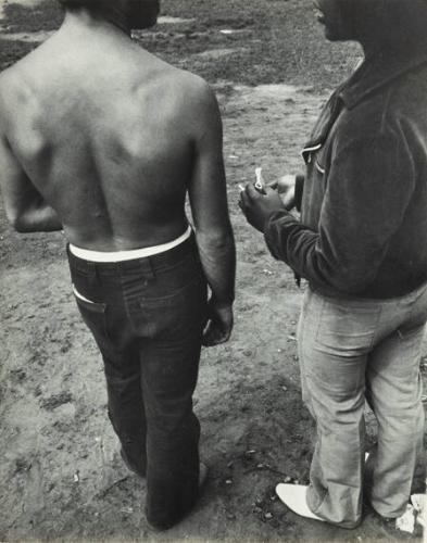untitled (two men talking)