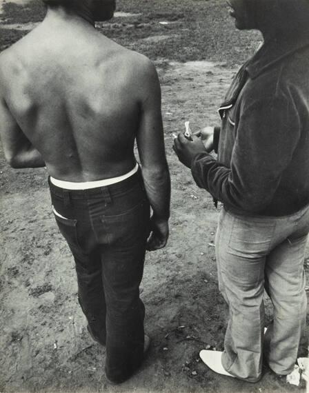 untitled (two men talking)