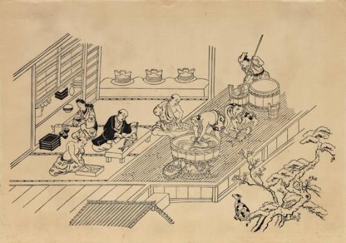In the Kitchen (from the series Scenes at Yoshiwara)