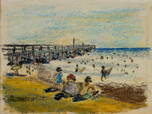 Untitled (beach scene)