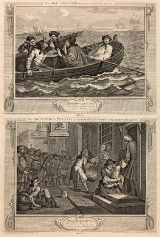 Plates 5 & 6 from Industry and Idleness