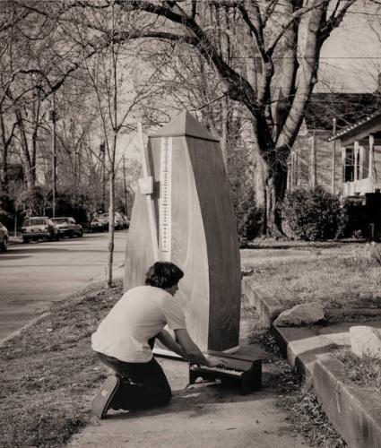Untitled (Julian Koster with metronome and miniature pinao), Grady Street, Athens
