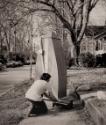 Untitled (Julian Koster with metronome and miniature piano), Grady Street, Athens