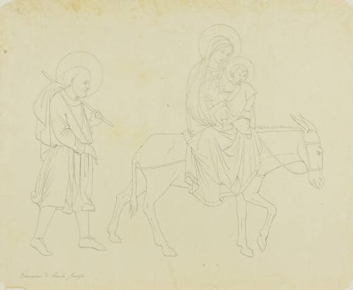Small-medium sized cartoon after Italian Renaissance paintings