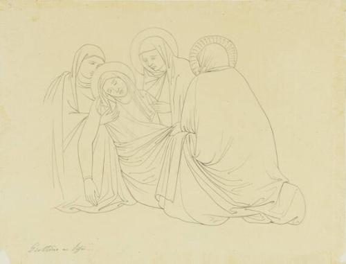Small-medium sized cartoon after Italian Renaissance paintings