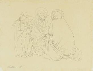Small-medium sized cartoon after Italian Renaissance paintings