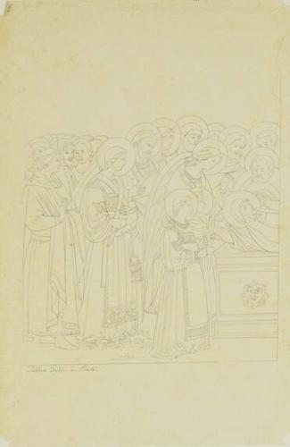 Small-medium sized cartoon after Italian Renaissance paintings
