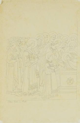 Small-medium sized cartoon after Italian Renaissance paintings
