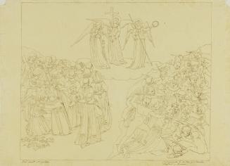 Small-medium sized cartoon after Italian Renaissance paintings