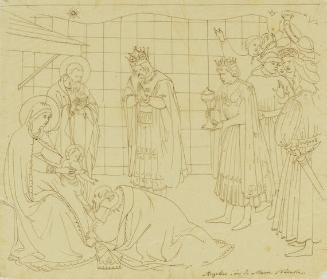 Small-medium sized cartoon after Italian Renaissance paintings