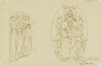 Small-medium sized cartoon after Italian Renaissance paintings