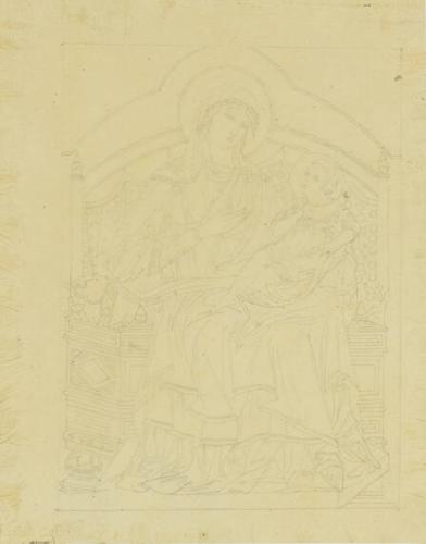 Small-medium sized cartoon after Italian Renaissance paintings