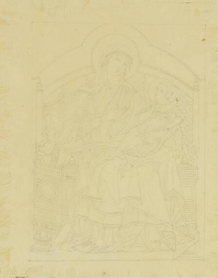 Small-medium sized cartoon after Italian Renaissance paintings