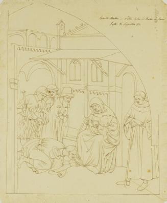Large sized cartoon after Italian Renaissance paintings