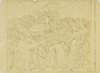 Large sized cartoon after Italian Renaissance paintings