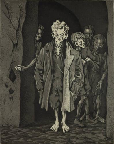 After We Had Cleared The Krauts Out Of San Vittore, Half-Starved Children, Who Had Been Hiding For Weeks In Cellars, Appeared In The Doorways, Begging For Food.