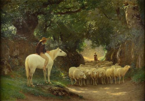 Landscape with Sheep