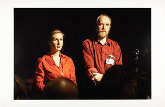 Unidentified conference participant and Pierre St. Arnaud, The Canadian Press, Canada, from the When it Changed series, 2005 (negatives), printed 2021