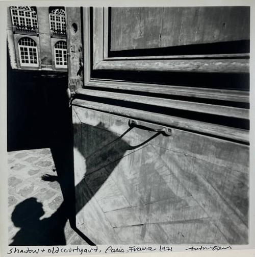 Shadow and Old Courtyard, Paris France
