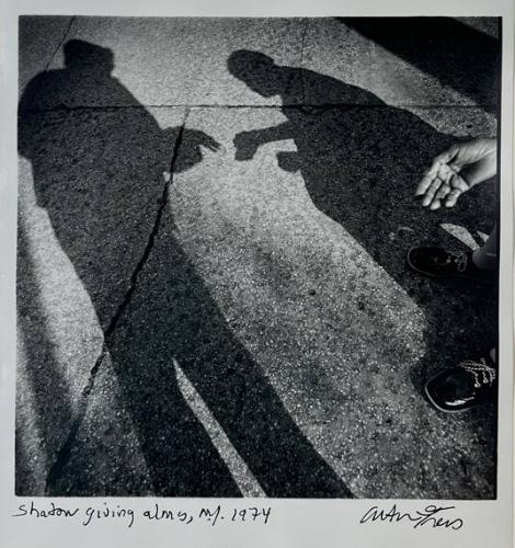 Shadow Giving Alms, NY
