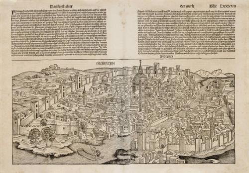Nuremberg Chronicle, View of Florence
