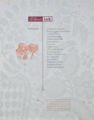 Silver Ink Portfolio Title Page