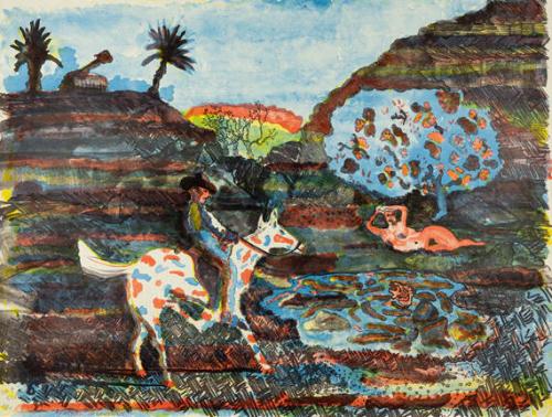 Farmer In Landscape
