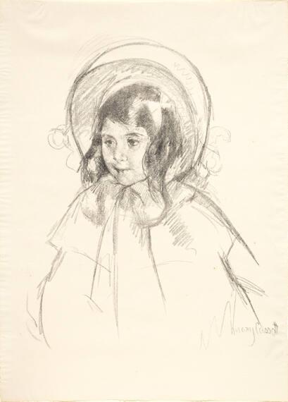 Sara Wearing Her Bonnet and Coat